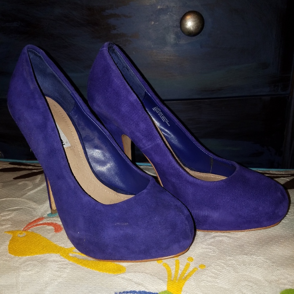 Purple Steve Madden Platforms worn once